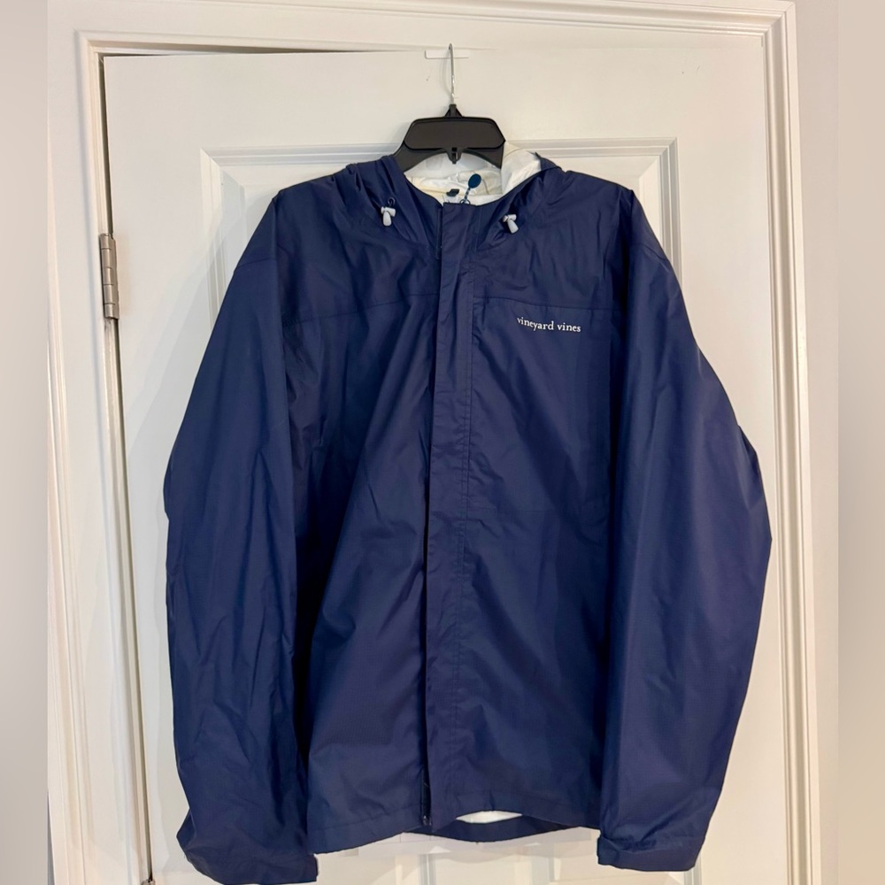 Vineyard Vines Men's Navy Windbreaker Mens size Large